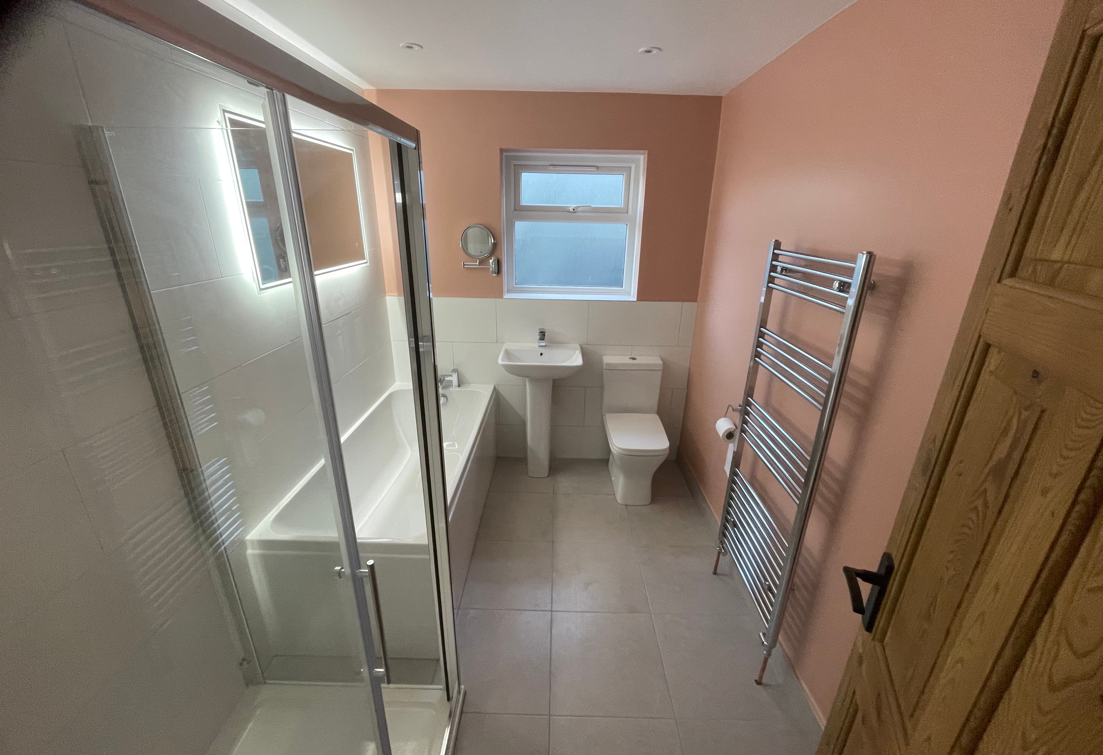 Modern bathroom suite